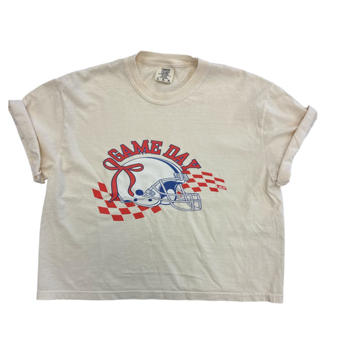 Game Day Boxy Women's tee