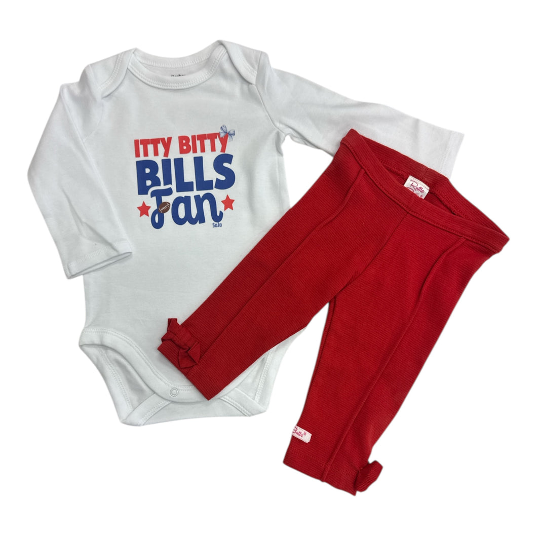Long Sleeve Itty Bitty Bills Fan Set