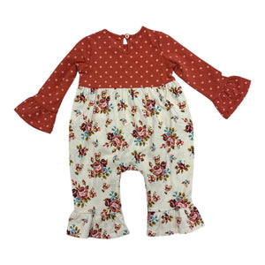 Floral Fall Romper