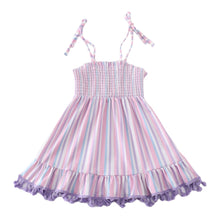 Load image into Gallery viewer, Stripe Smocked Strap Dress