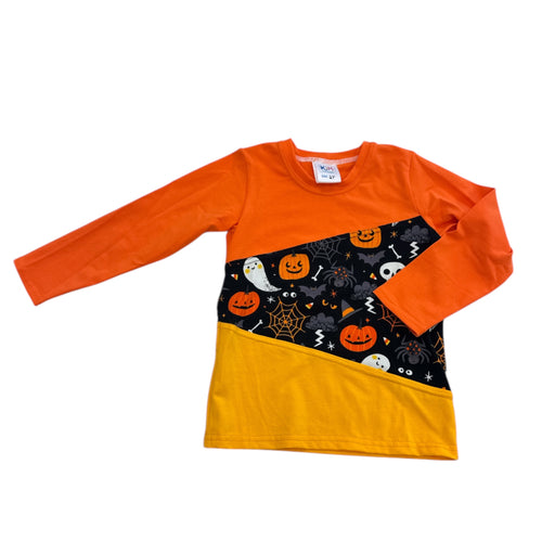 Handmade Candy Corn Shirt and Romper
