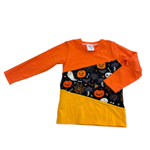 Handmade Candy Corn Shirt and Romper