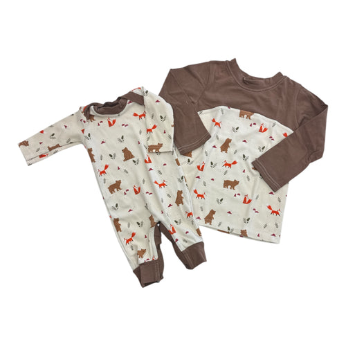 Handmade Fox/Bear Romper & Top