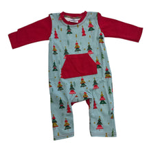 Load image into Gallery viewer, Handmade Christmas Tree Romper &amp; Long Sleeve Shirt