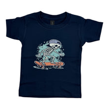 Load image into Gallery viewer, Skateboard Skeleton Graphic Tee