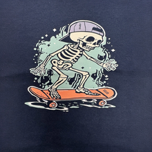 Load image into Gallery viewer, Skateboard Skeleton Graphic Tee