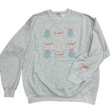 Load image into Gallery viewer, Pastel Trees &amp;  Bow Crewneck- Youth