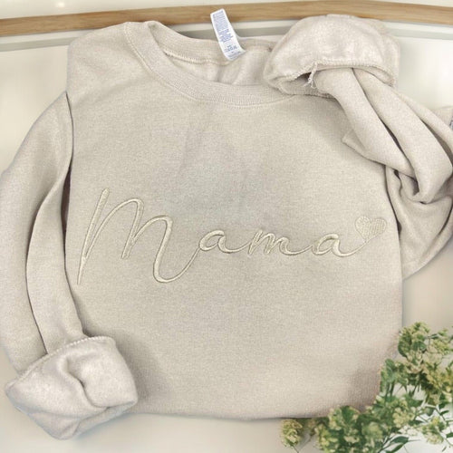 Mama Tan Embroidered Sweatshirt