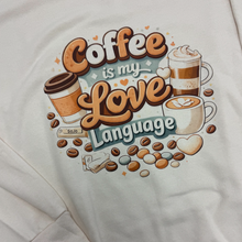 Load image into Gallery viewer, Coffee Love Language Crewneck