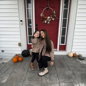 Matching Brown Denim Jacket