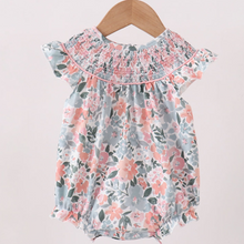 Load image into Gallery viewer, Floral Girl's Dress and Romper