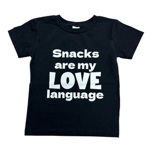 Snacks Are My Love Language Shirt