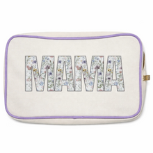 Load image into Gallery viewer, MAMA Floral Makeup Pouch