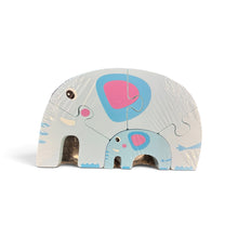 Load image into Gallery viewer, 5 Pc Wooden Animal Puzzle