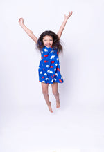Load image into Gallery viewer, Red and Blue Buffalo Dress