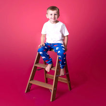 Load image into Gallery viewer, Kid&#39;s Red and Blue Buffalo Joggers