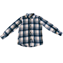 Load image into Gallery viewer, Family Matching Navy Plaid Flannel