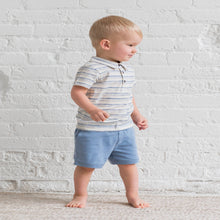 Load image into Gallery viewer, Organic Cotton Polo Shirt by Colored Organics – short sleeve, wooden buttons, eco-friendly kids clothing
