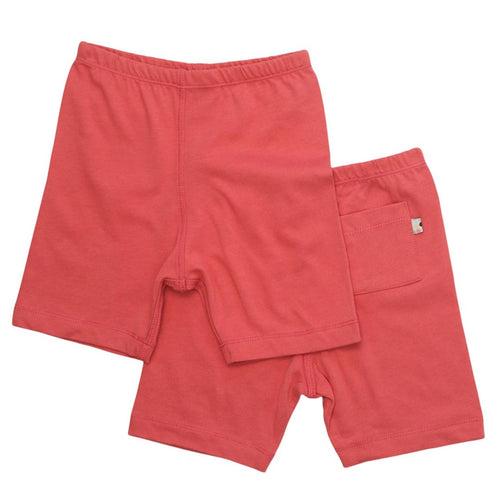 Knee length organic baby shorts