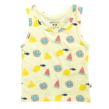 Load image into Gallery viewer, Organic tank top shirt with fruit design