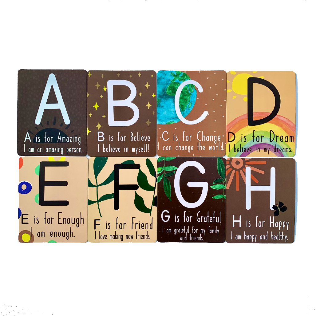 Set Of ABC Affirmation Flashcards