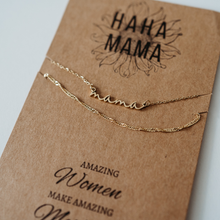 Load image into Gallery viewer, Dainty Layered Mama Necklace