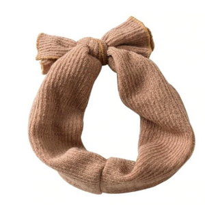 Montreal Solid Knit Bow Headband