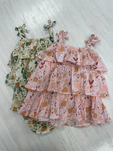 Load image into Gallery viewer, Floral tiered baby dresses with matching bloomers.
