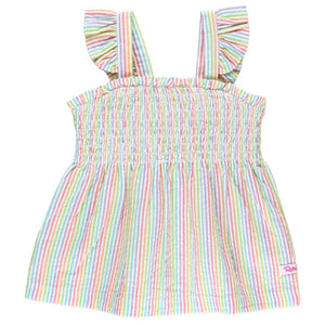 Ruffle Butts rainbow tank top shirt for baby and toddlers.