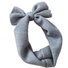 Load image into Gallery viewer, Montreal Solid Knit Bow Headband