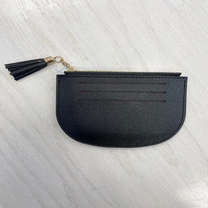Small change purse. Holds 6 cards and coins. 