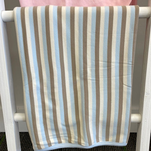 Blue Organic Baby Blanket