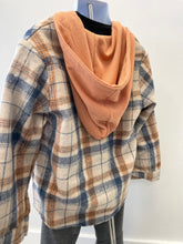 Load image into Gallery viewer, Carm- Plaid Hooded Boys Top