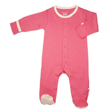 Load image into Gallery viewer, Organic baby sleeper in pink at Webster Ny boutique