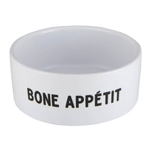 Load image into Gallery viewer, Ceramic dog bowl &quot;Bone Appetit&quot;